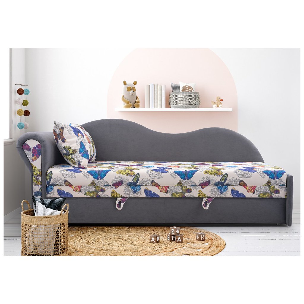 Rohová sedací souprava LAO U – pohled zepředu