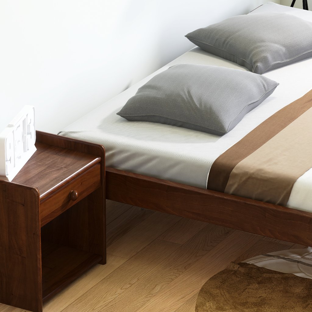 Detail pevné konstrukce a zónové matrace Superflex