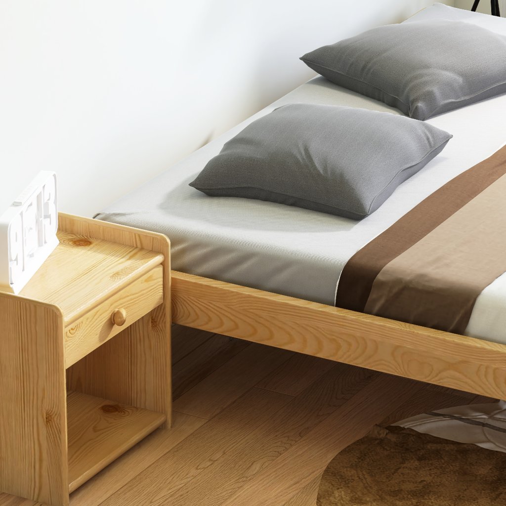 Detail pevné konstrukce a zónové matrace Superflex