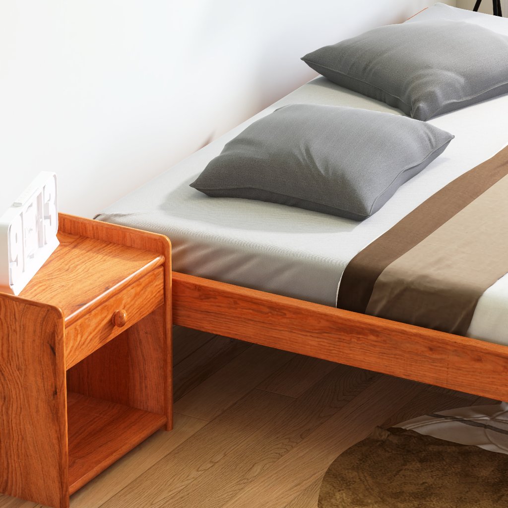 Detail pevné konstrukce a zónové matrace Superflex