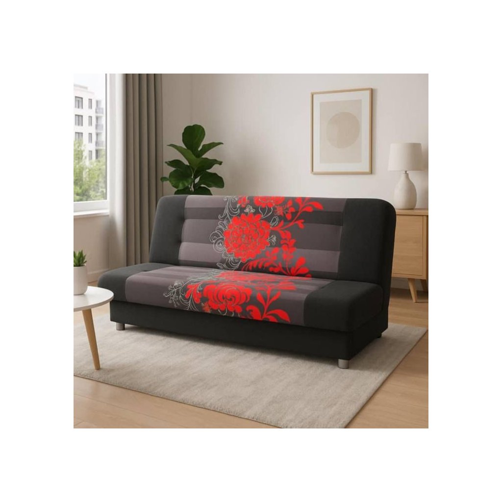 Rohová sedací souprava LAO U – pohled zepředu