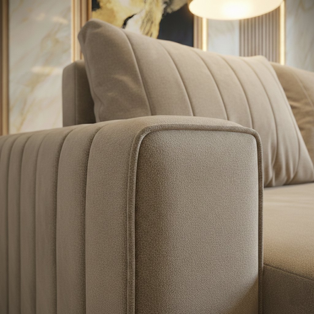 Detail zpracování čalounění viviene Paros