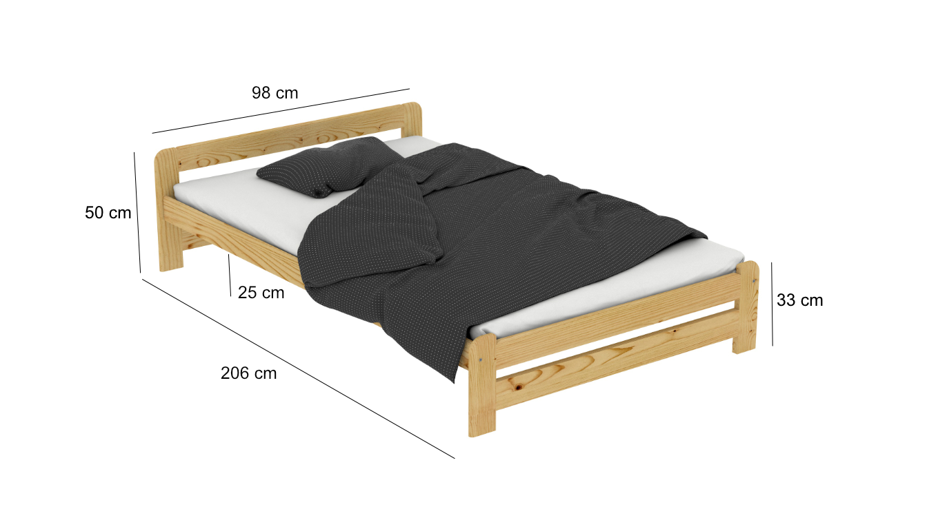 Schéma rozměrů evropa90