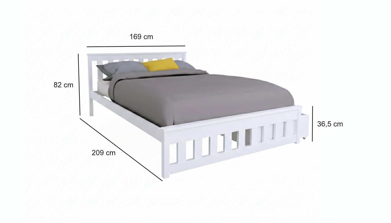 Schéma rozměrů andy160