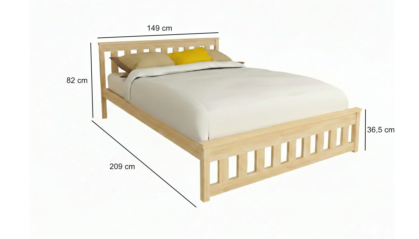 Schéma rozměrů andy140