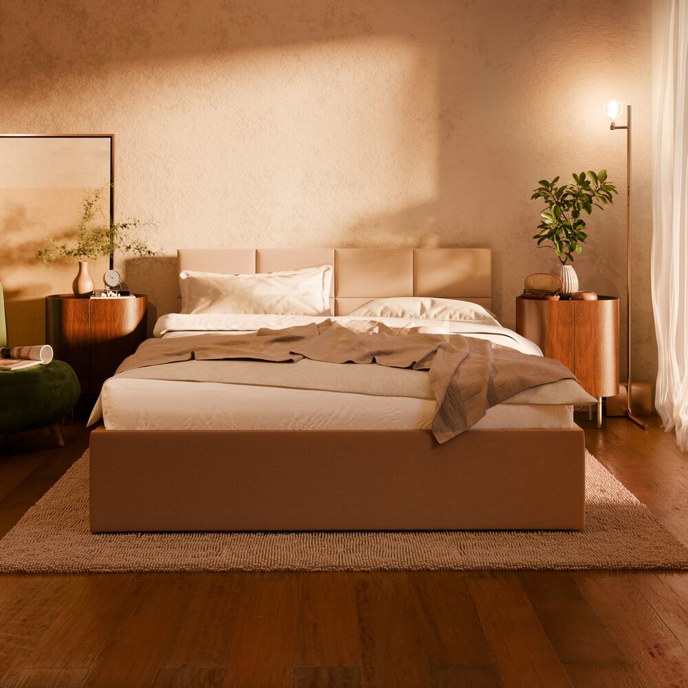 Rohová sedací souprava LAO U – pohled zepředu