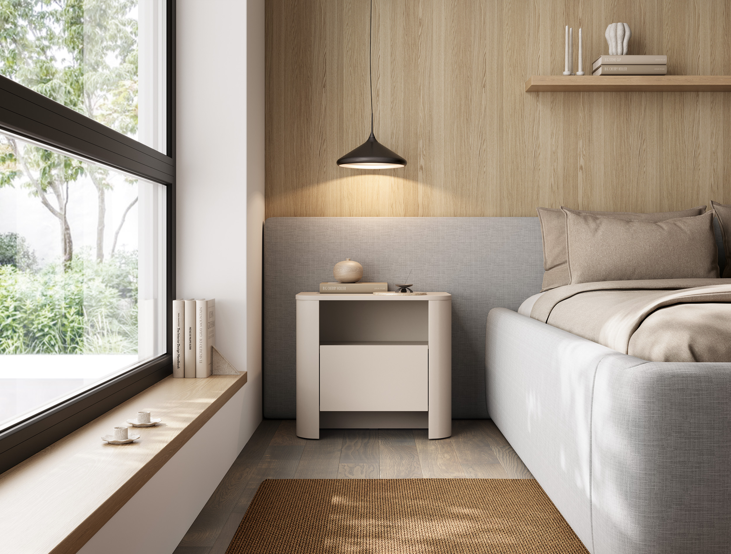 Rohová sedací souprava LAO U – pohled zepředu