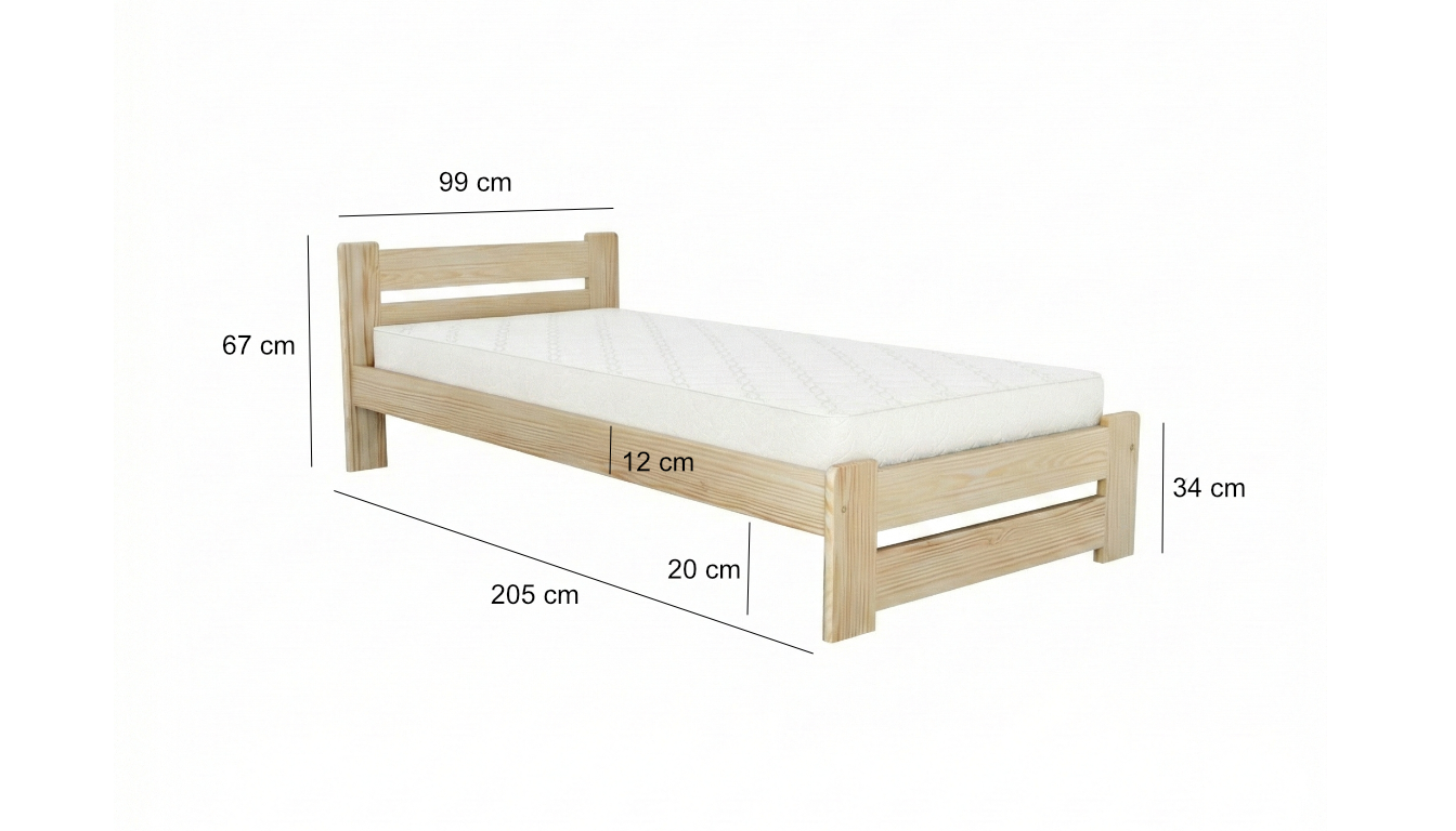 Schéma rozměrů verano90