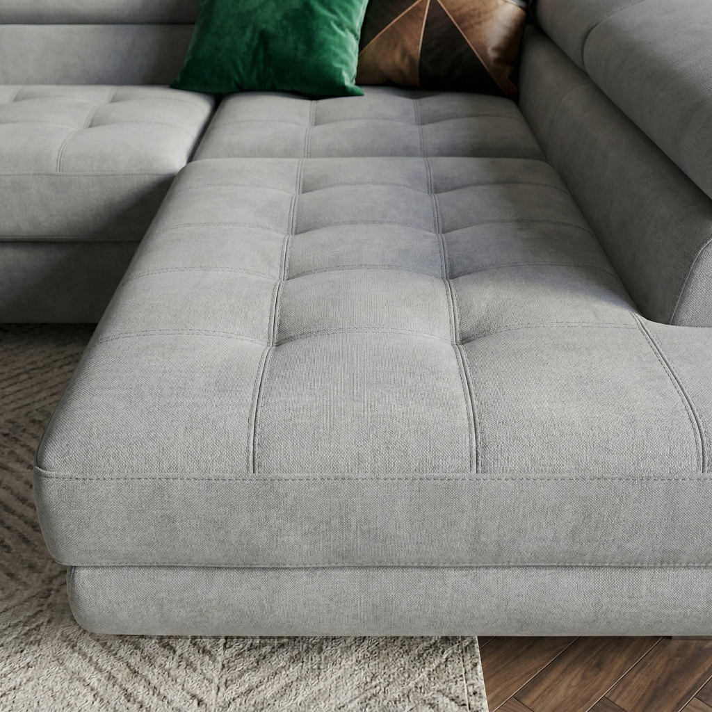 Detail zpracování čalounění aurora155xl monolith