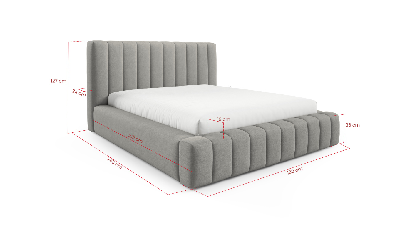 Schéma rozměrů frodione