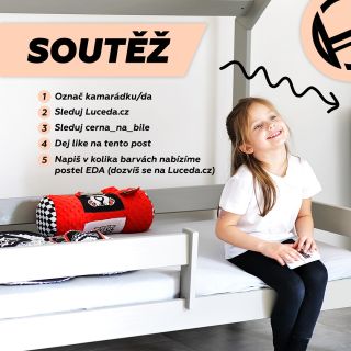 UKONČENO! 🧡 🎉 SOUTĚŽ! 🎉 Ve spolupráci s @cerna_na_bile jsme si pro vás připravili soutěž ✨ Vyhrát můžete šedou postýlku ve...